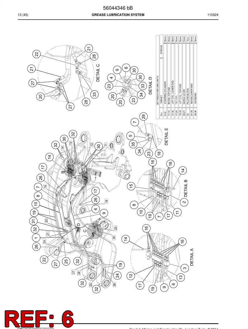 56024109 560 241 09 Pipe - Sandvik Technical Drawing