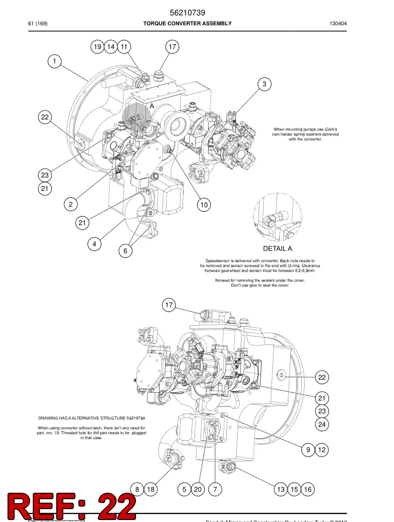 56024216 560 242 16 Plug - Sandvik Technical Drawing