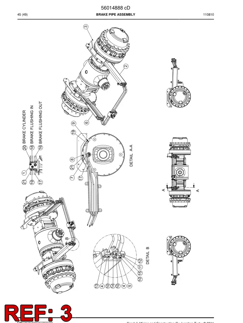 56024289 560 242 89 Welding assembly - Sandvik Technical Drawing