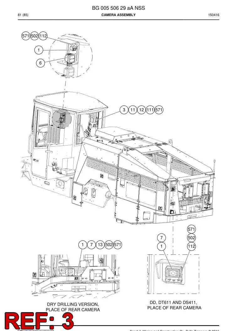 56024396b 560 243 96b Cable - Sandvik Technical Drawing