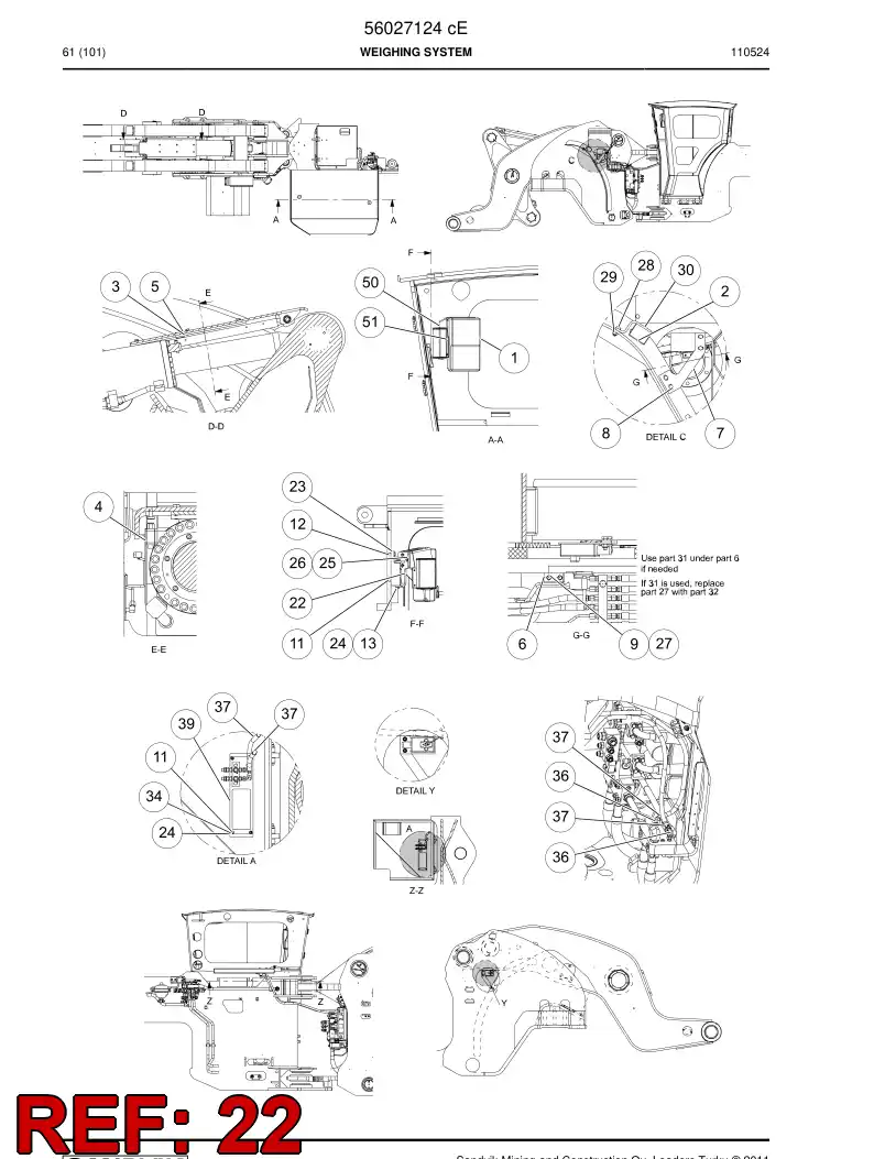 56024560 560 245 60 Supporting block - Sandvik Technical Drawing
