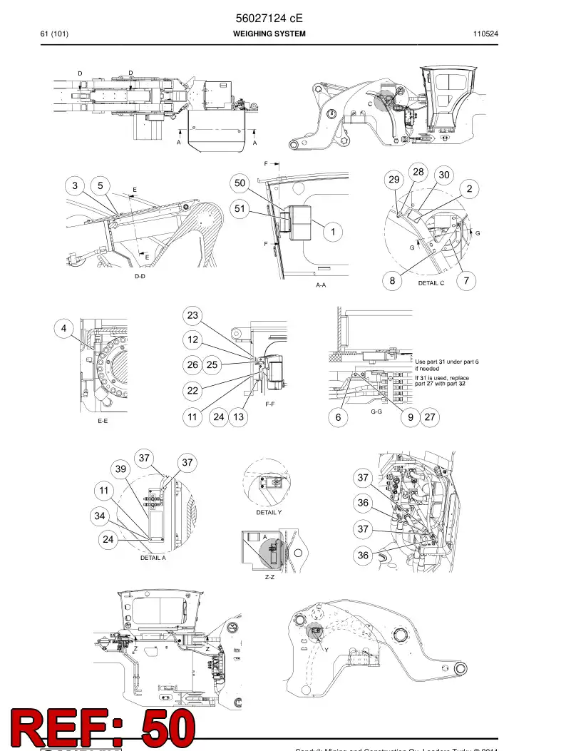 56024617 560 246 17 Mounting plate - Sandvik Technical Drawing