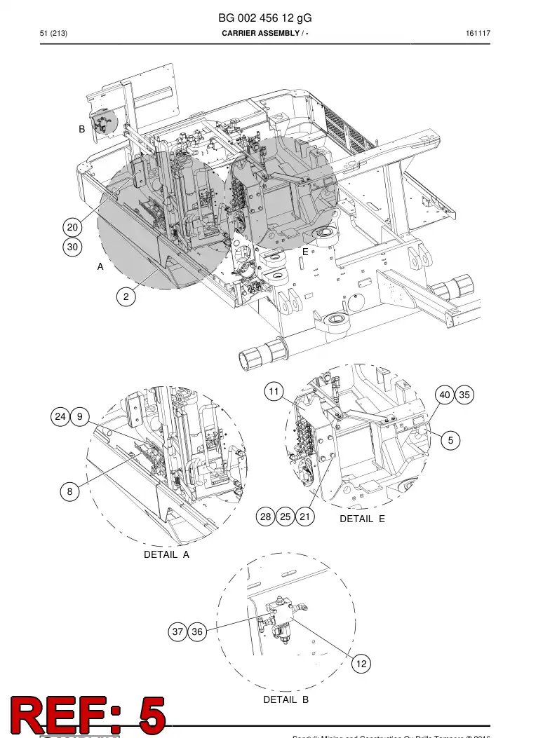 56024620 560 246 20 Horn - Sandvik Technical Drawing