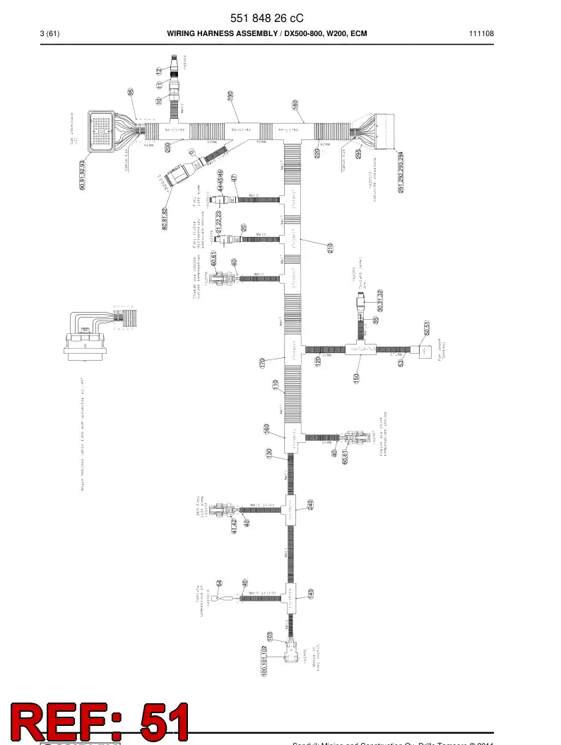 56024746 560 247 46 Fitting - Sandvik Technical Drawing