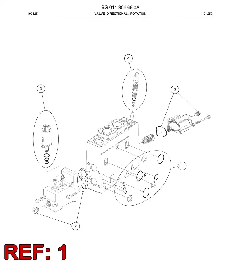 56024980 560 249 80 Seal Kit - Sandvik Technical Drawing