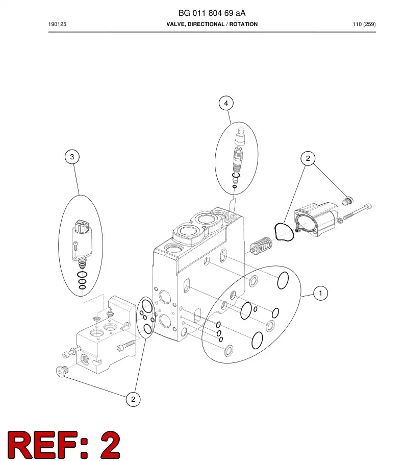 56024984a 560 249 84a Seal Kit - Sandvik Technical Drawing