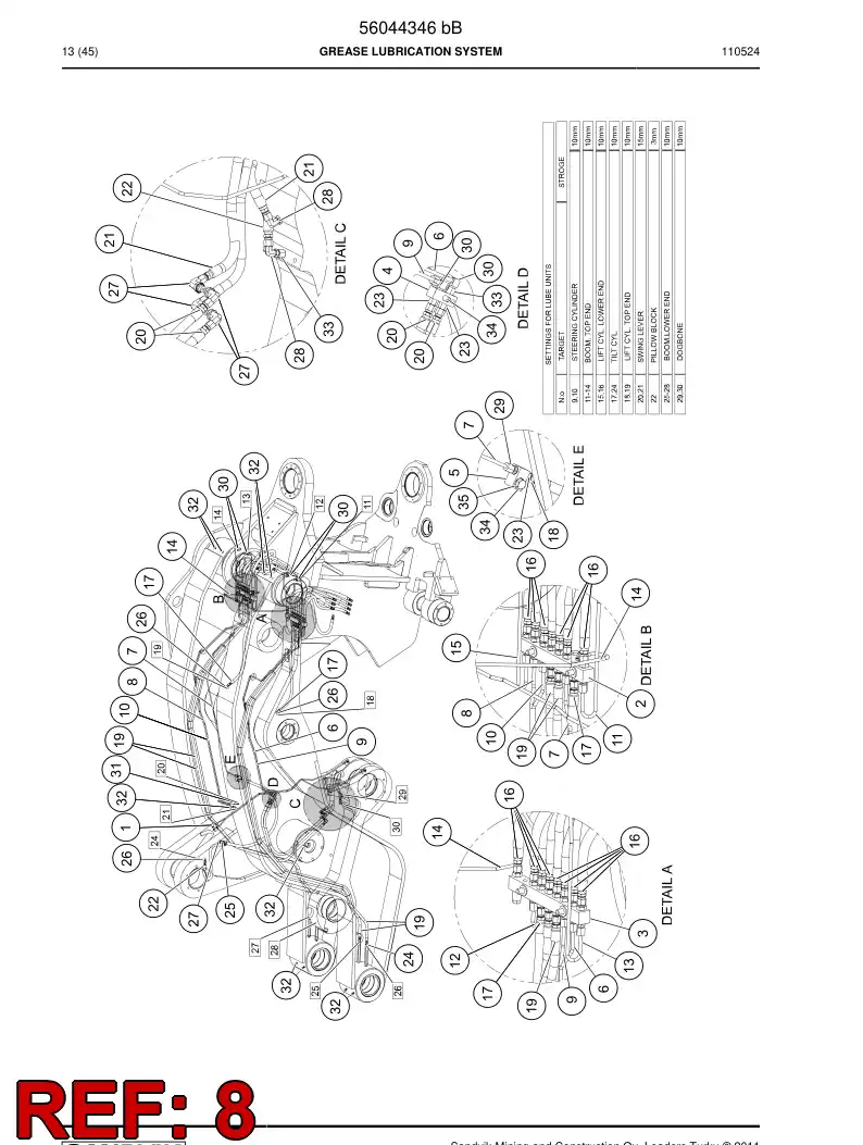 56025360 560 253 60 Pipe - Sandvik Technical Drawing