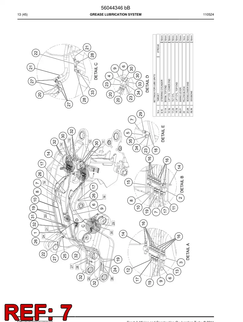 56025362 560 253 62 Pipe - Sandvik Technical Drawing