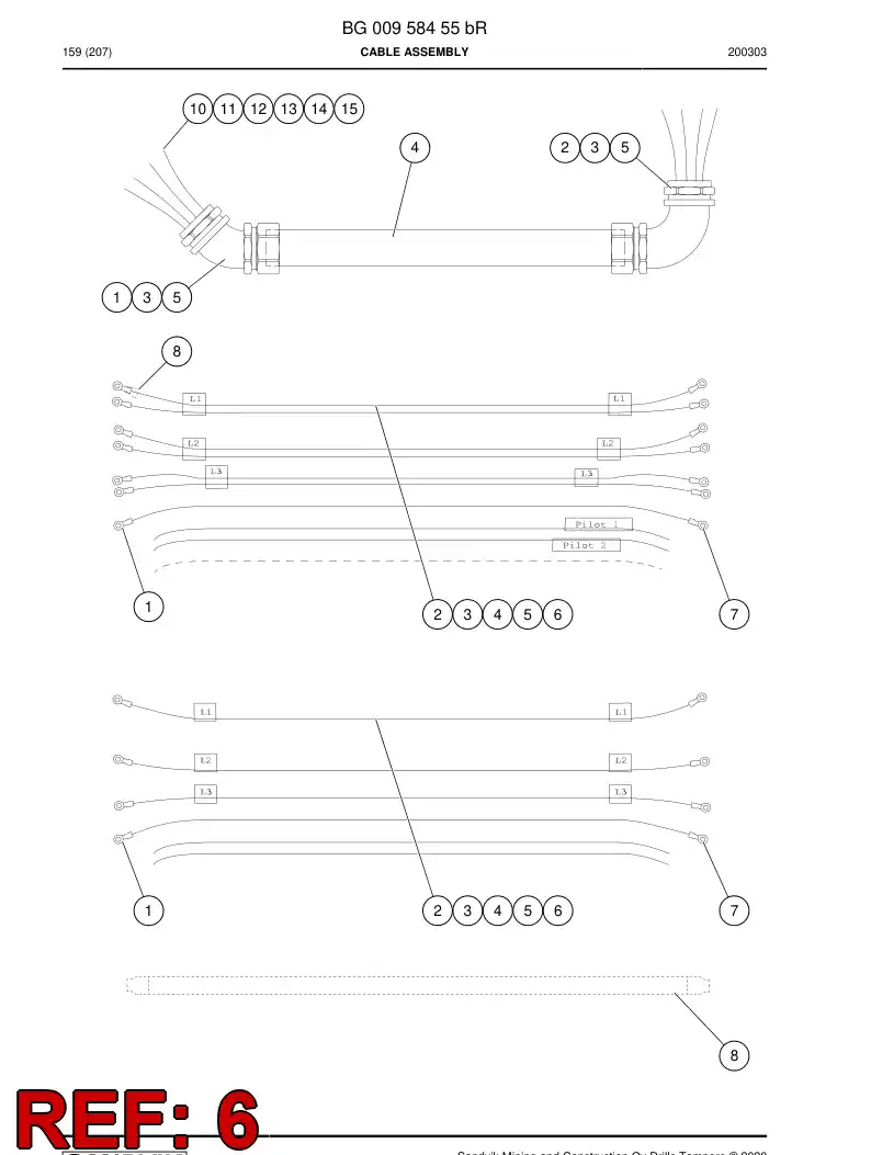 56025567 560 255 67 Wire - Sandvik Technical Drawing