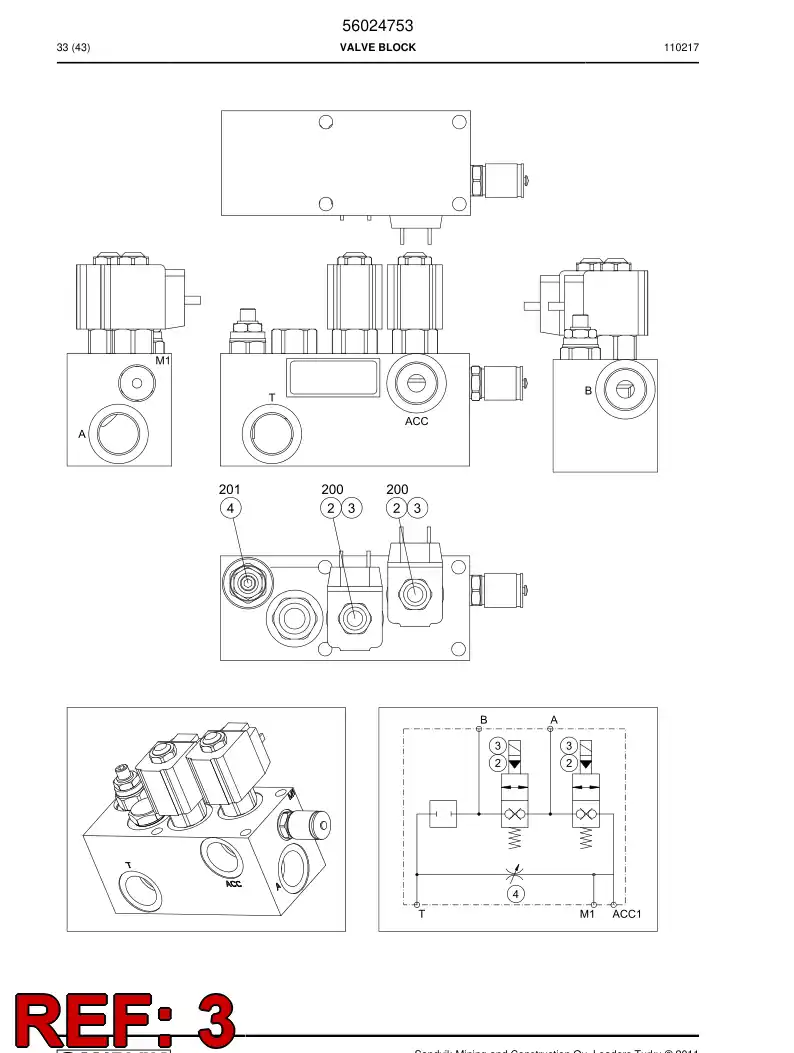 56025756 560 257 56 Coil - Sandvik Technical Drawing