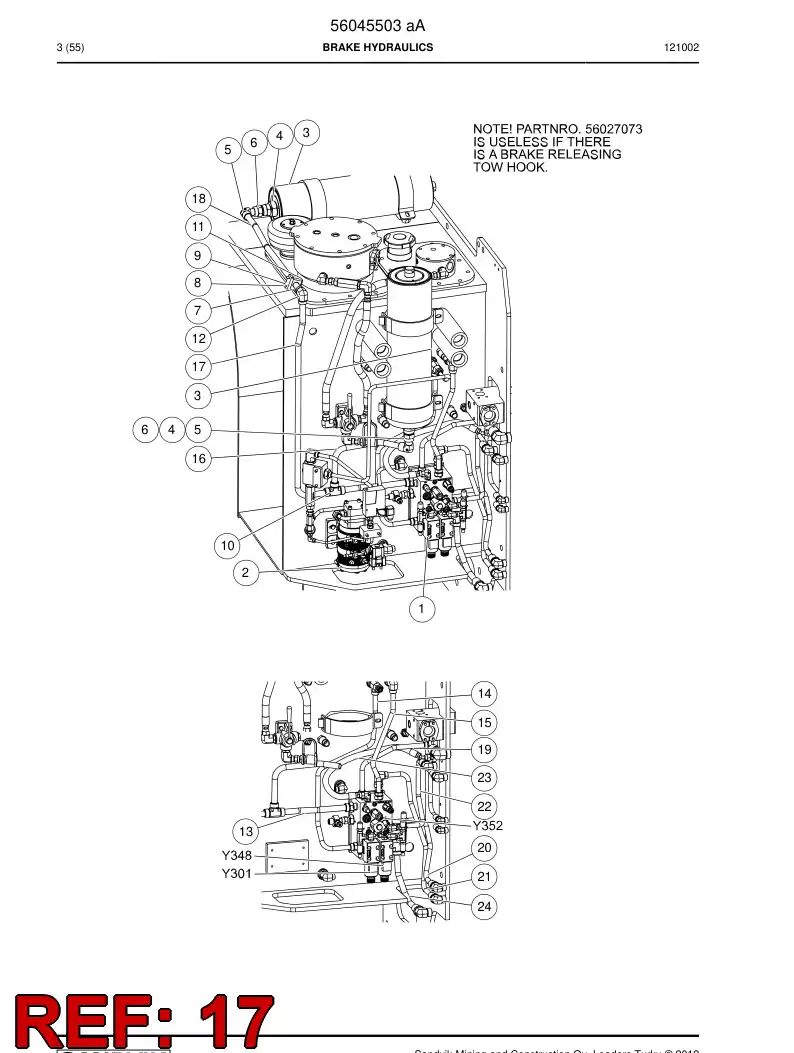 56025983 560 259 83 Pipe - Sandvik Technical Drawing