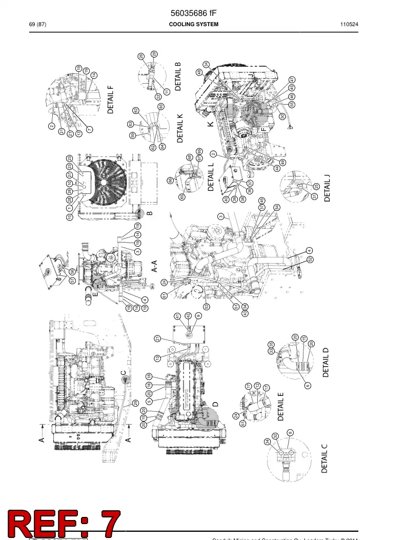 56026119 560 261 19 Connector - Sandvik Technical Drawing