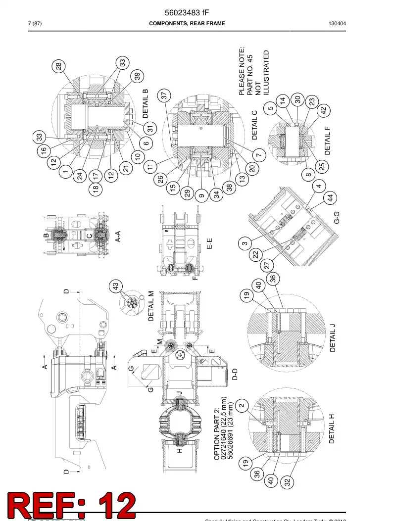 56026178 560 261 78 Cover - Sandvik Technical Drawing