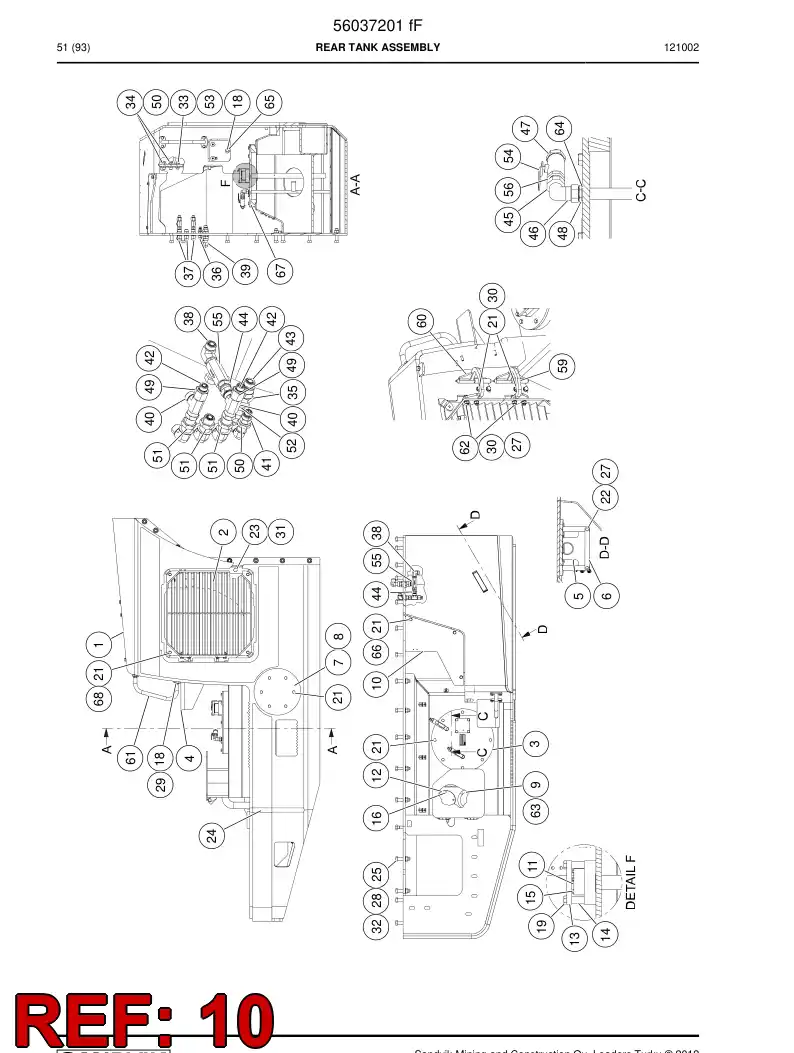 56026418 560 264 18 Cover - Sandvik Technical Drawing