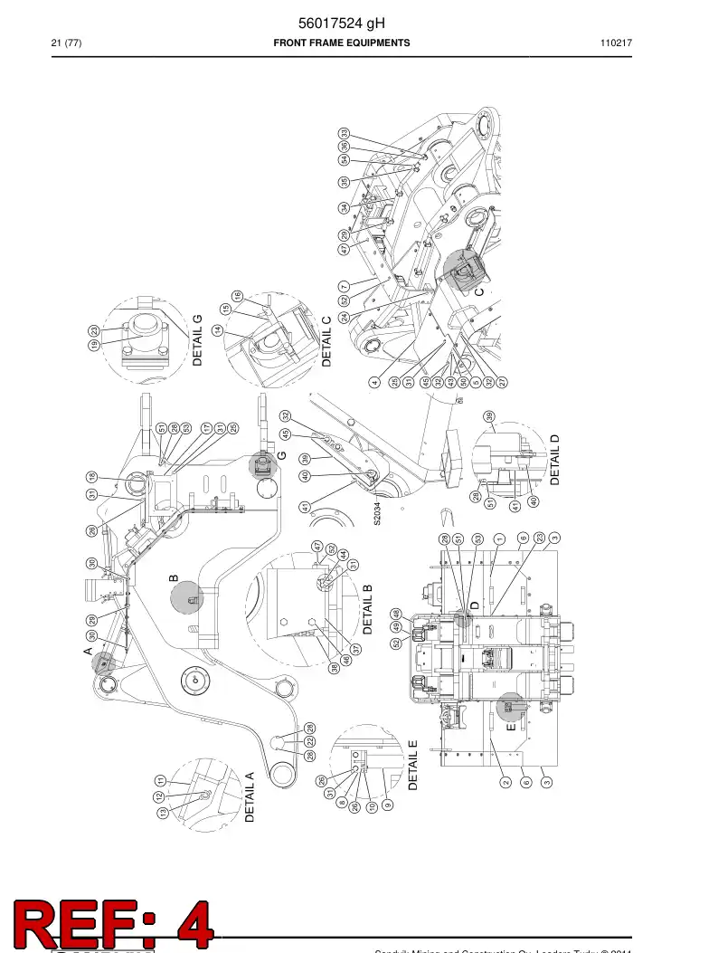 56026482 560 264 82 Splash shield - Sandvik Technical Drawing