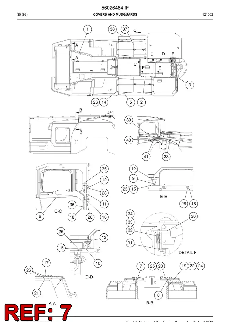56026518 560 265 18 Plate - Sandvik Technical Drawing