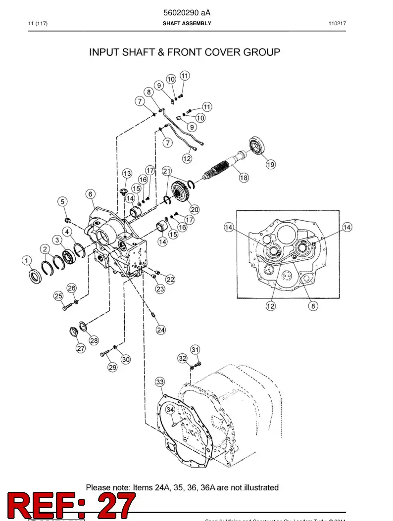 56026953 560 269 53 Plug - Sandvik Technical Drawing