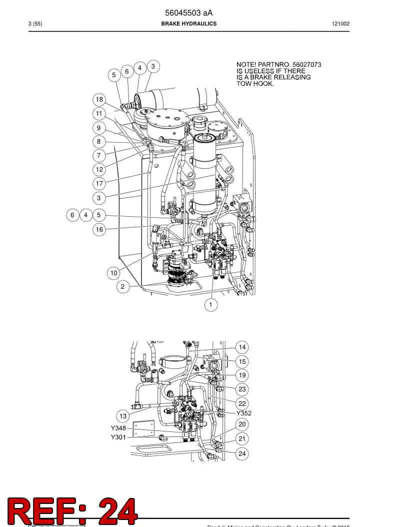 56027079 560 270 79 Pipe - Sandvik Technical Drawing