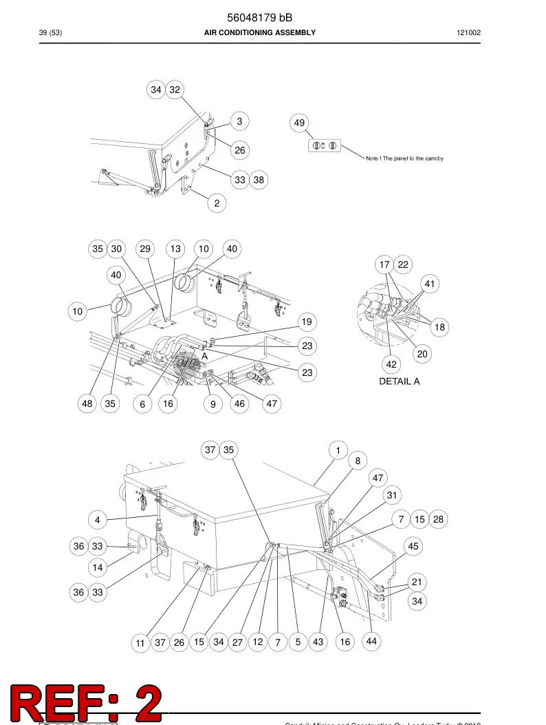 56027216 560 272 16 Hinge - Sandvik Technical Drawing
