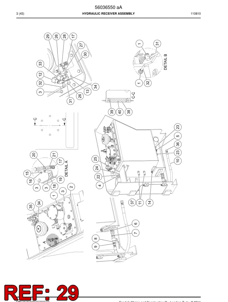 56027581 560 275 81 Pipe - Sandvik Technical Drawing