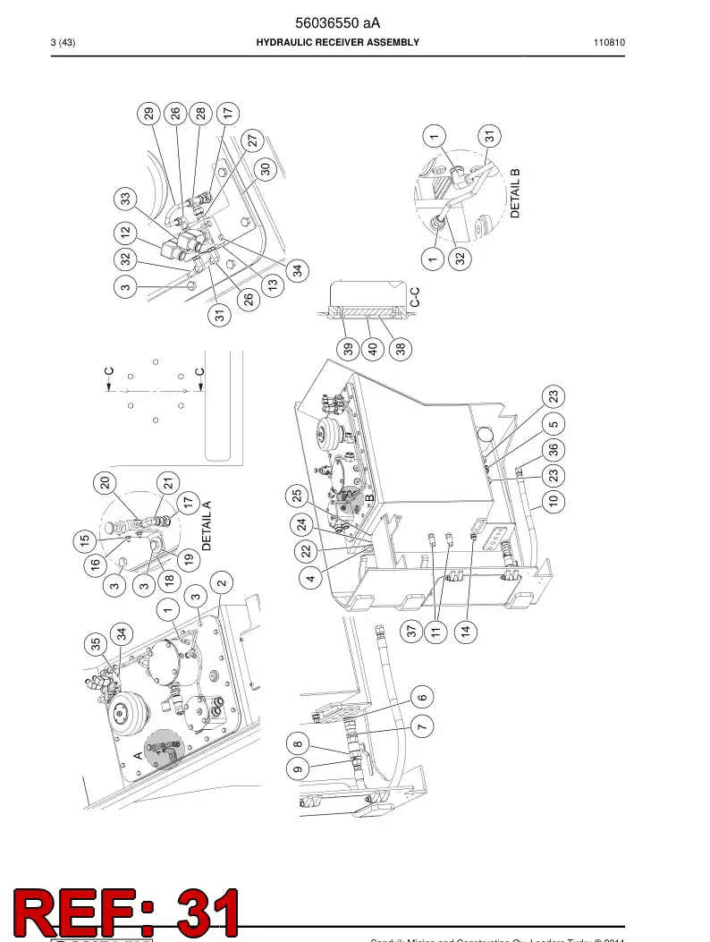 56027608 560 276 08 Pipe - Sandvik Technical Drawing
