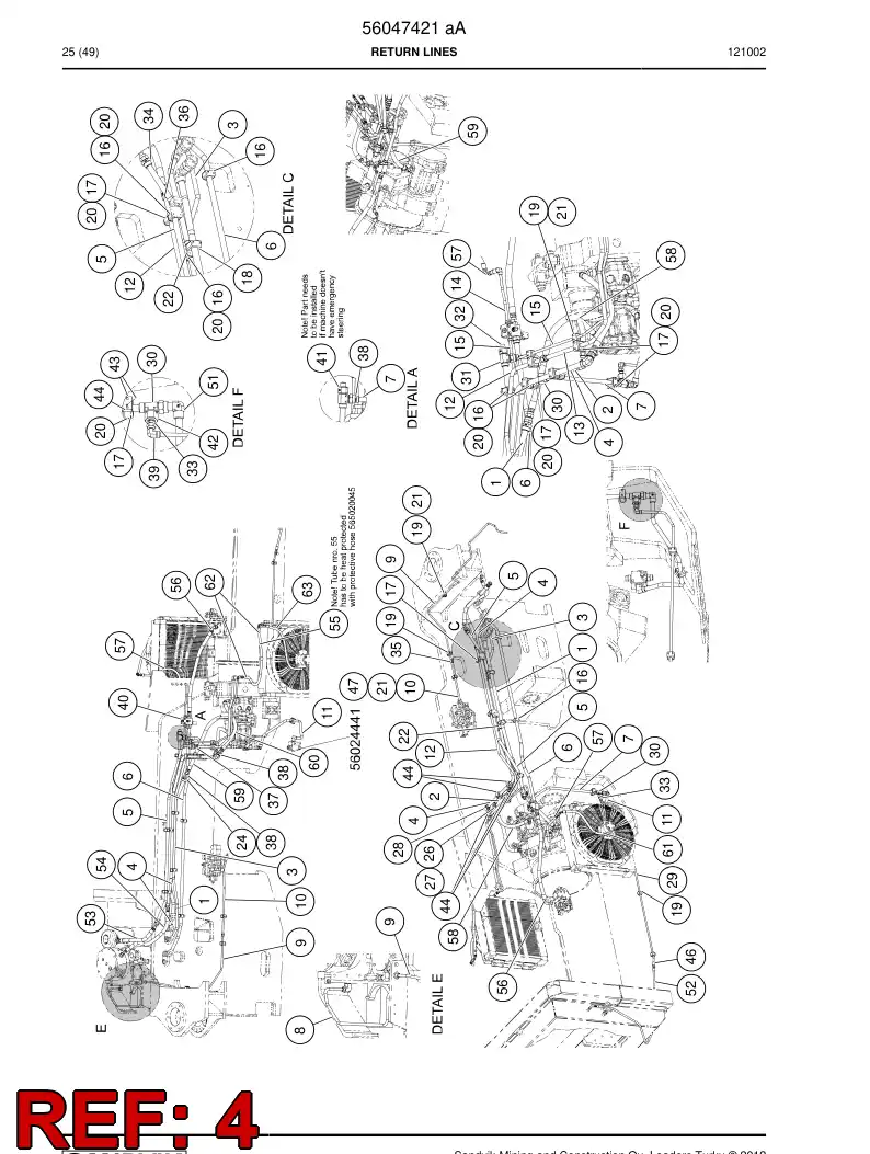 56027674 560 276 74 Pipe - Sandvik Technical Drawing