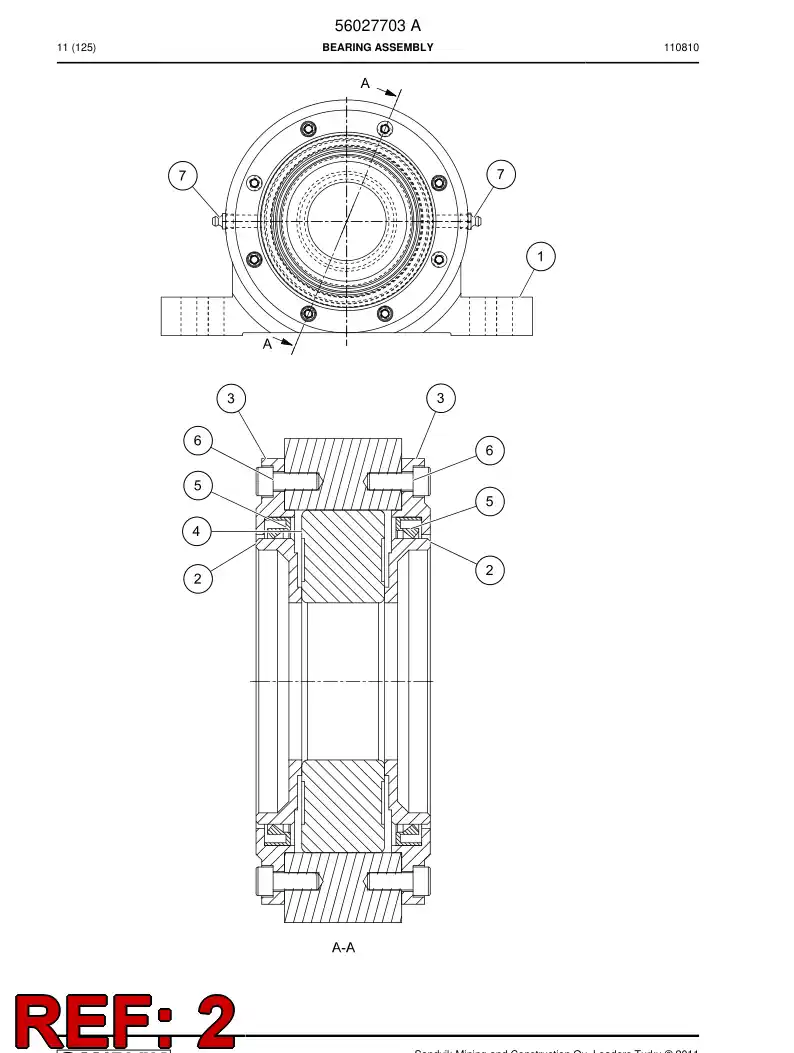 56027694 560 276 94 Ring - Sandvik Technical Drawing