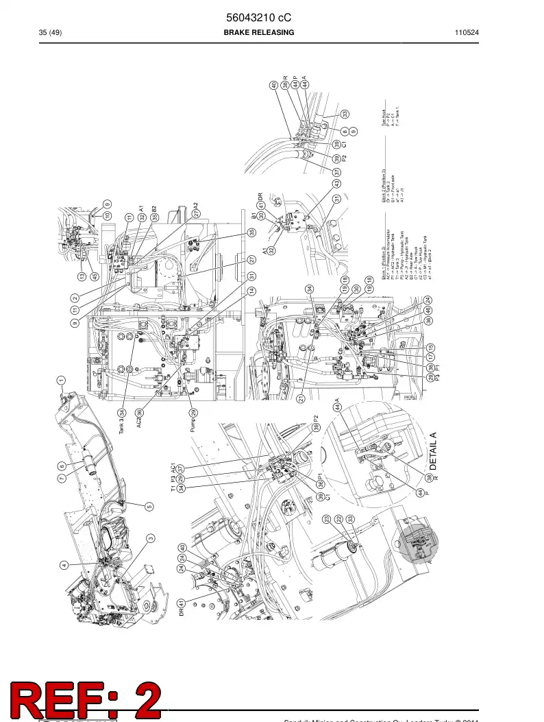 56027822 560 278 22 Plate - Sandvik Technical Drawing