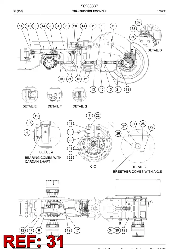 56027890 560 278 90 Pipe - Sandvik Technical Drawing