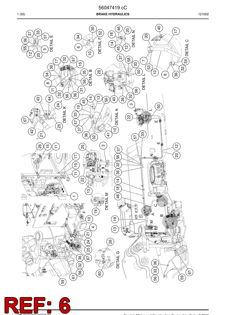 56027917 560 279 17 Extension plate - Sandvik Technical Drawing