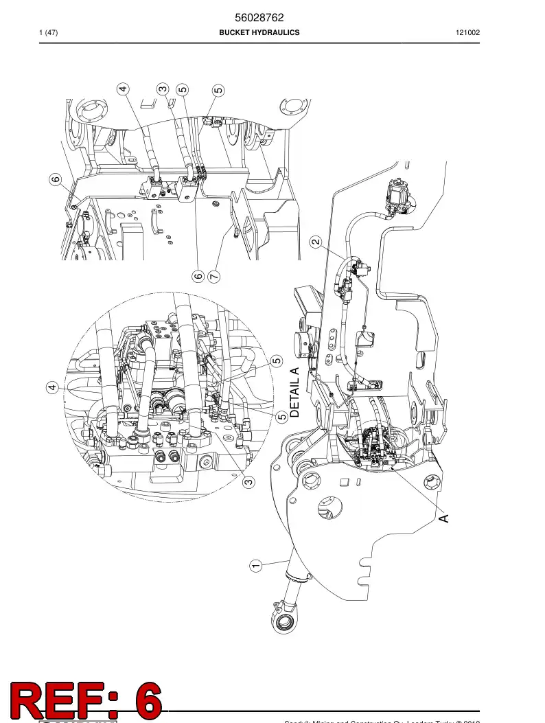 56028092 560 280 92 Pipe - Sandvik Technical Drawing