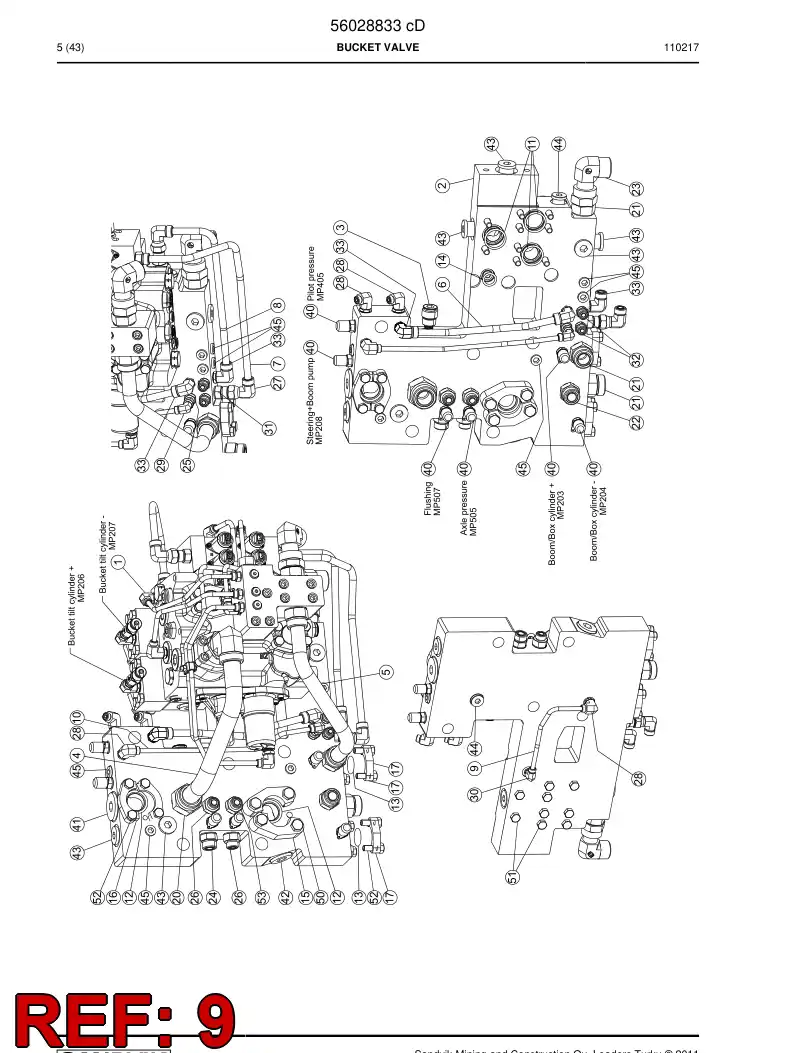 56028529 560 285 29 Pipe - Sandvik Technical Drawing