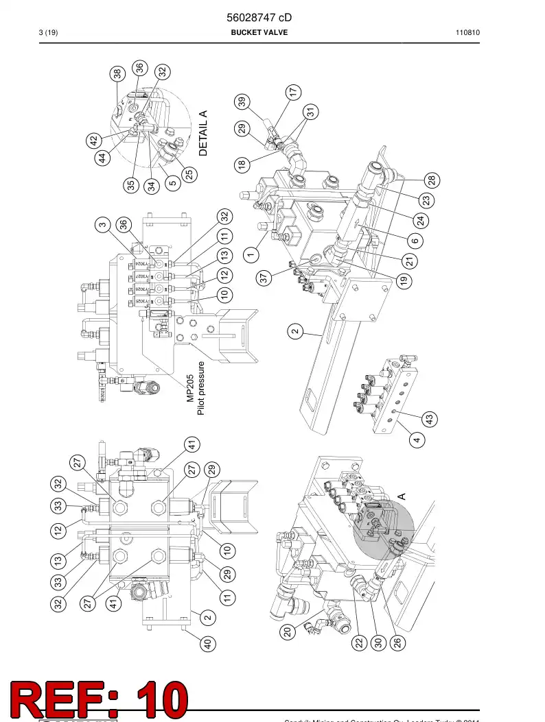 56028752 560 287 52 Pipe - Sandvik Technical Drawing
