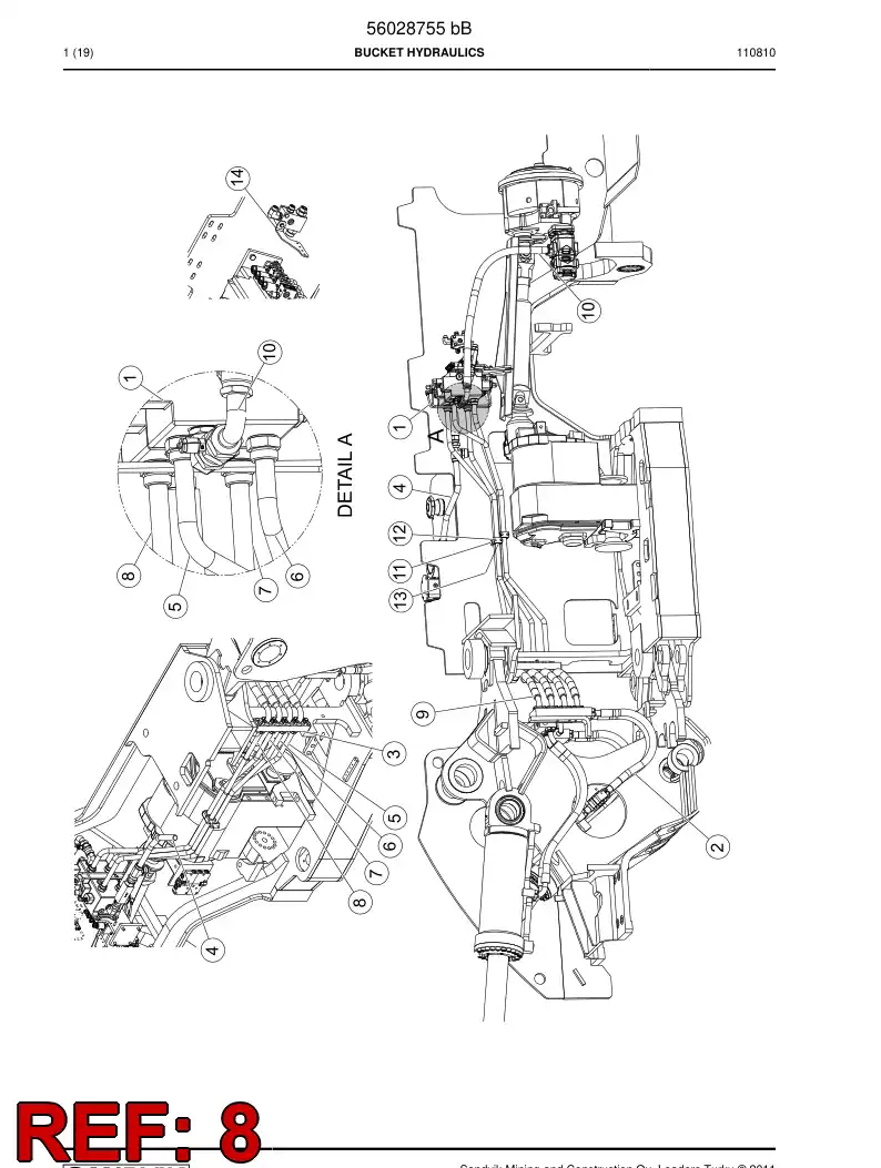 56028756 560 287 56 Pipe - Sandvik Technical Drawing