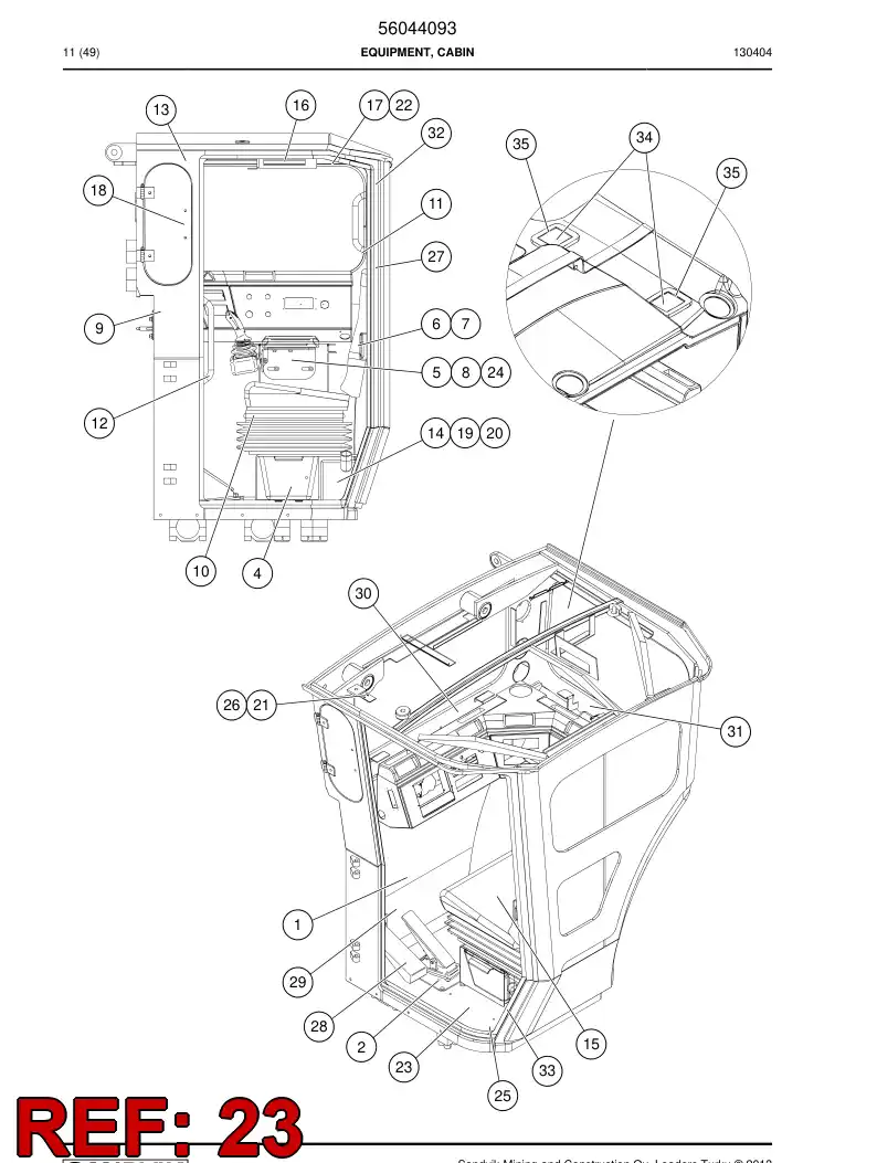 56028876 560 288 76 Carpet - Sandvik Technical Drawing
