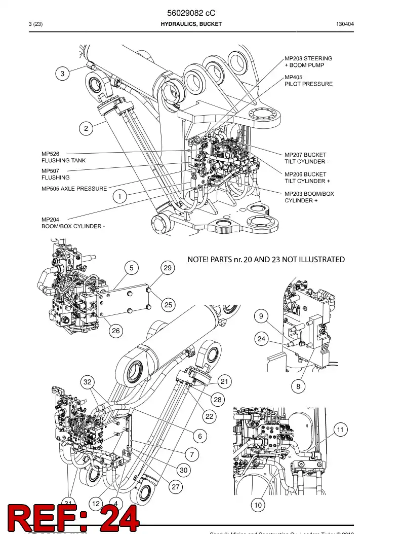 56029210 560 292 10 Hexagon socket head bolt (half thread) - Sandvik Technical Drawing