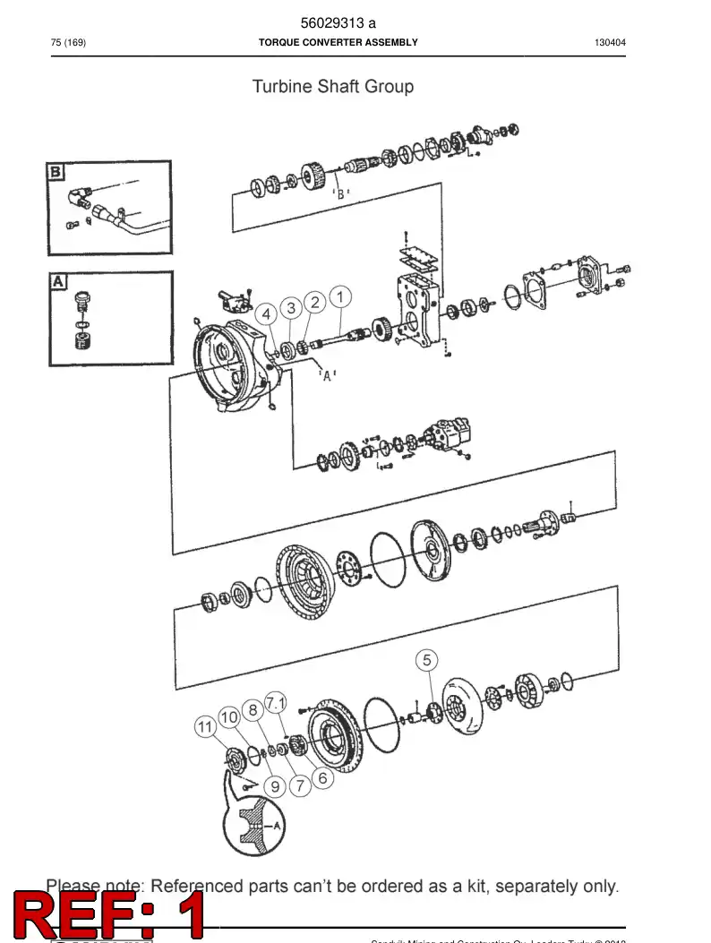 56029272 560 292 72 Shaft - Sandvik Technical Drawing