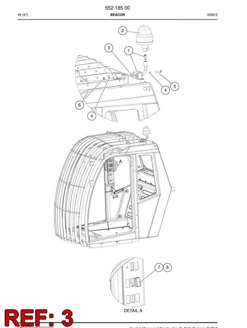 56029729c 560 297 29c Bushing - Sandvik Technical Drawing