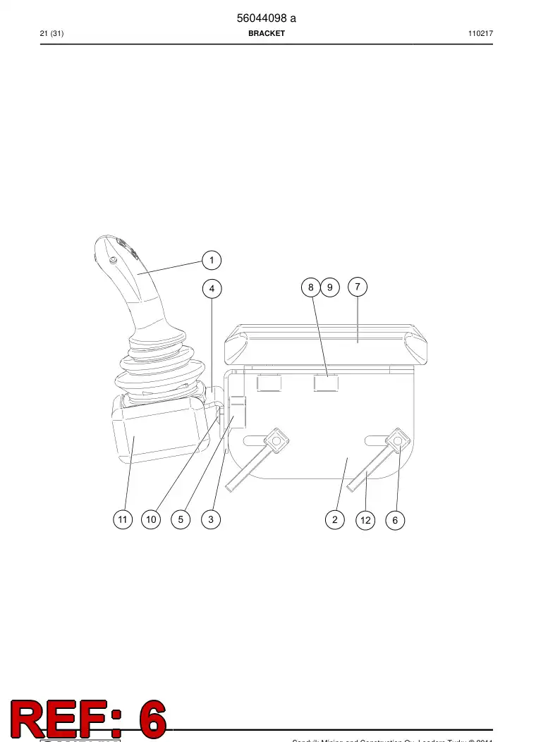 56029862 560 298 62 Washer - Sandvik Technical Drawing