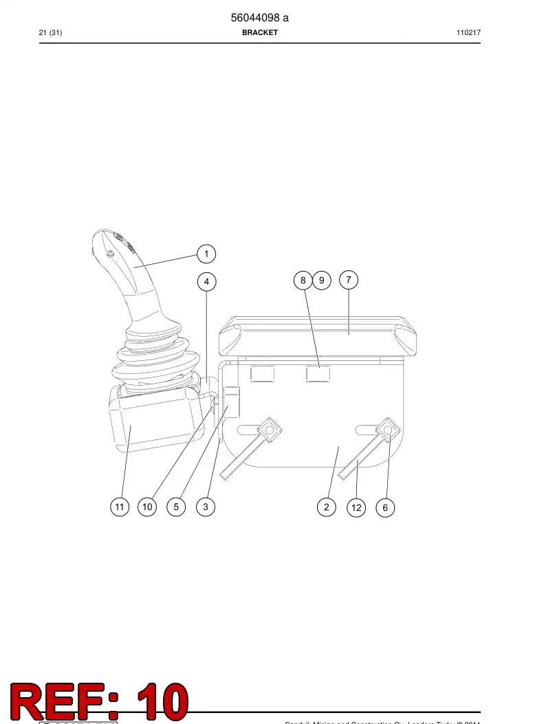 56029863 560 298 63 SCREW, LOCKING - Sandvik Technical Drawing