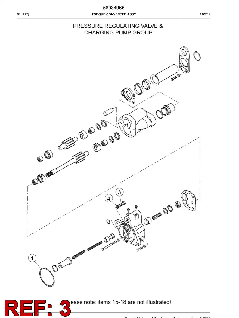 56030054 560 300 54 Screw - Sandvik Technical Drawing