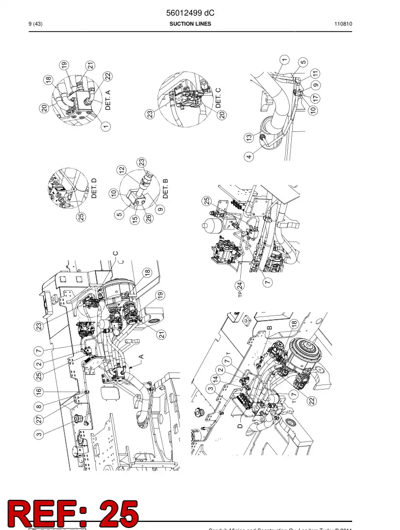 56030492 560 304 92 Pipe - Sandvik Technical Drawing