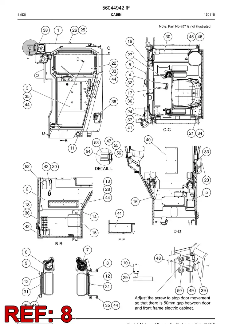 56031493 560 314 93 Assembly - Sandvik Technical Drawing