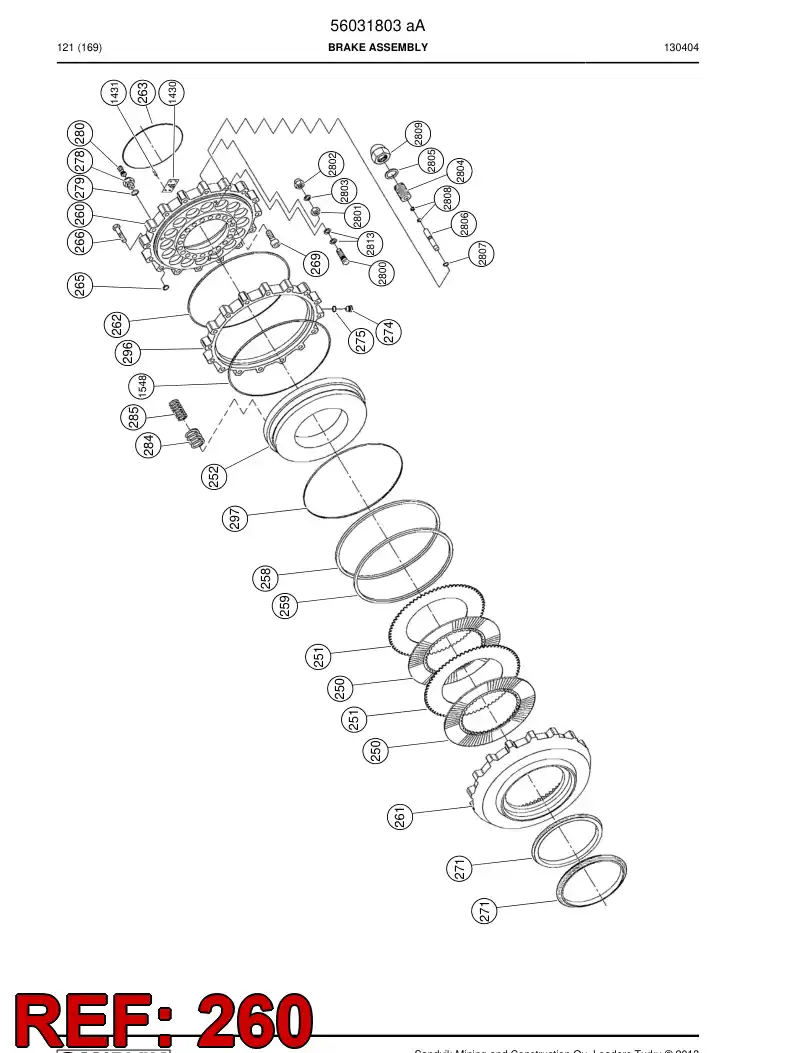 56031548 560 315 48 Supporting block - Sandvik Technical Drawing