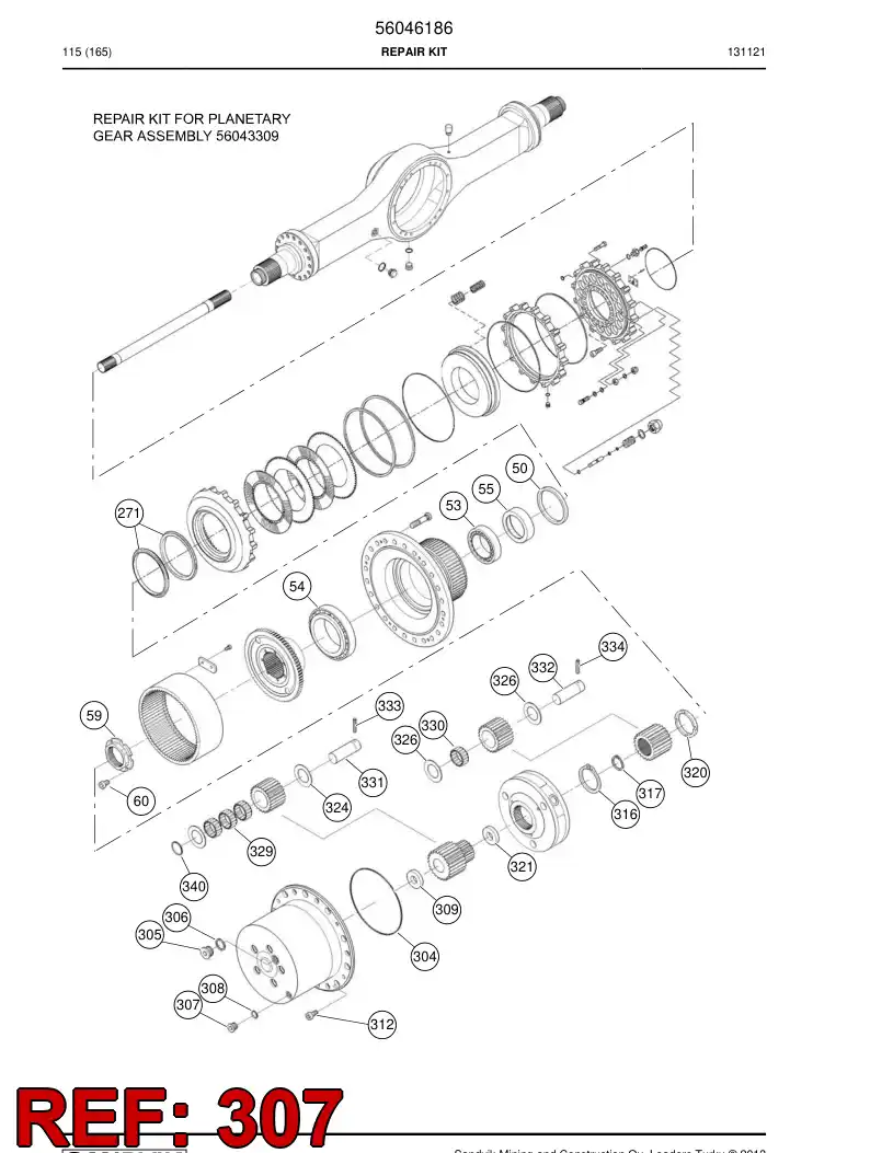 56031567 560 315 67 Plug - Sandvik Technical Drawing