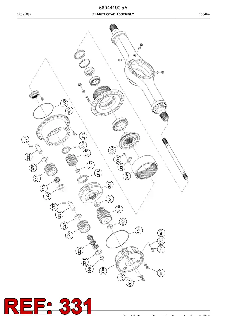 56031602 560 316 02 Pin - Sandvik Technical Drawing