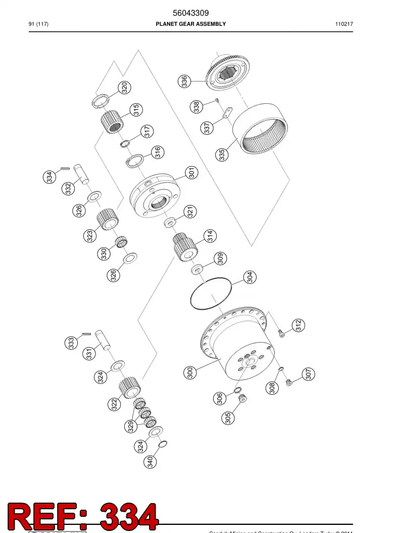 56031604 560 316 04 Pin, Locking - Sandvik Technical Drawing
