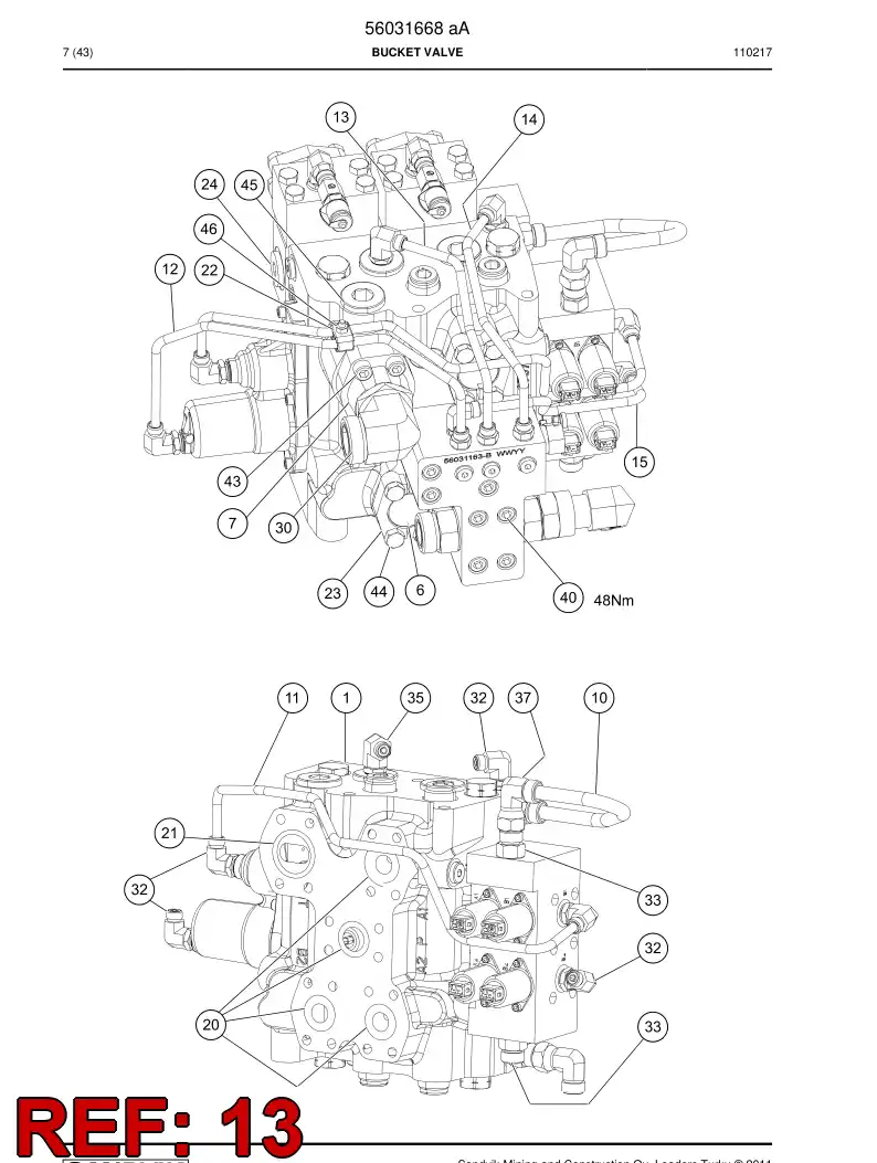 56031661 560 316 61 Pipe - Sandvik Technical Drawing