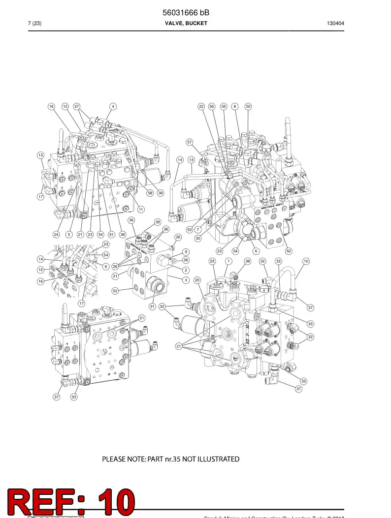 56031664 560 316 64 Pipe - Sandvik Technical Drawing