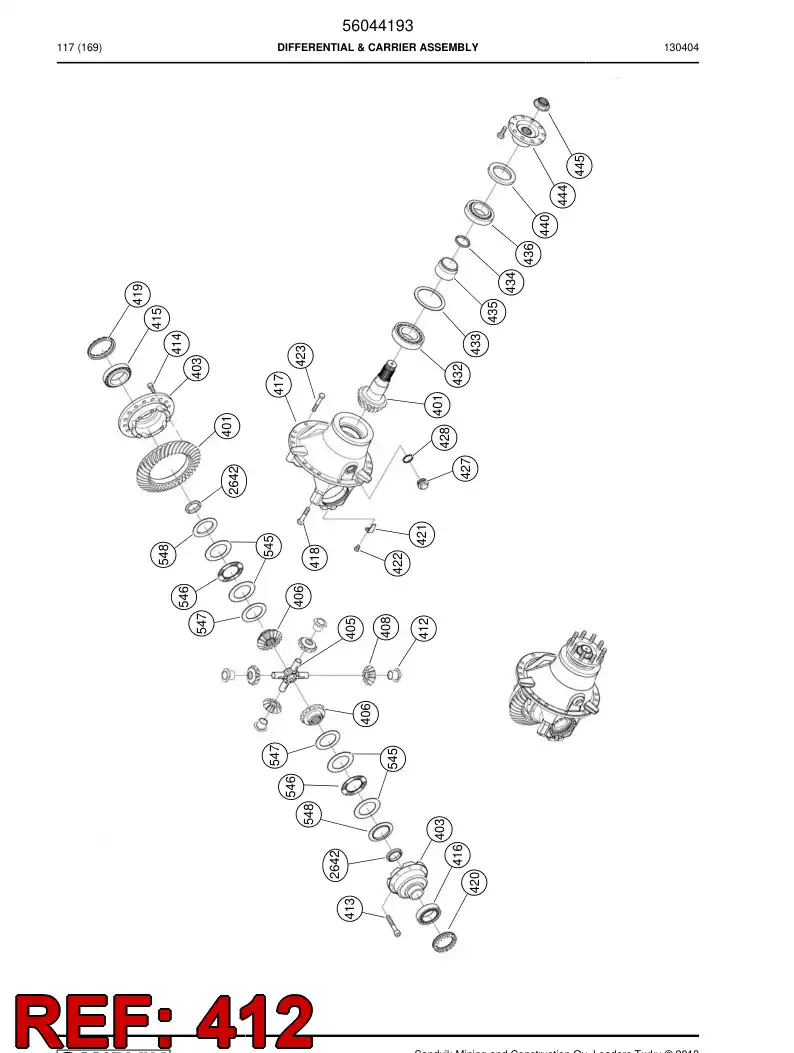 56031731 560 317 31 Bushing, Bearing - Sandvik Technical Drawing